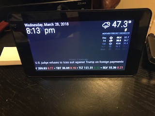 Desktop Pi Dashboard